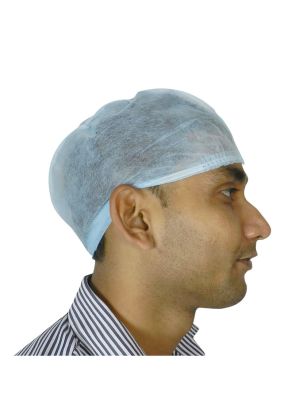 LD Surgeon Head Cap Blue 100/pk - LD-081