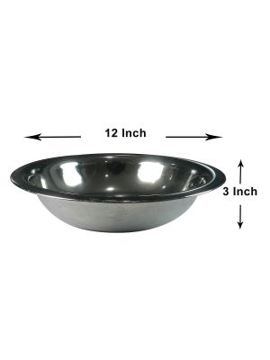 Maya Surgicals Stainless Steel Basin Bowl 12