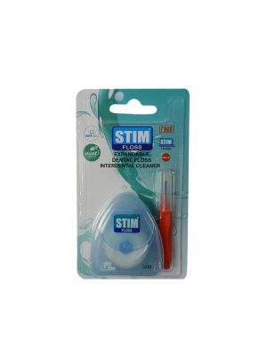 Stim Mint Flavour Dental Floss 30 Mts 1/pk - Stim-Floss